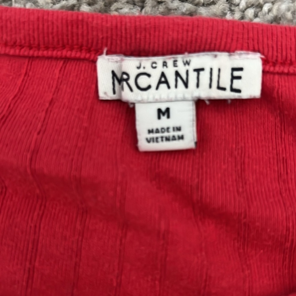 Jcrew Factory Red Shirt - Picture 2 of 2